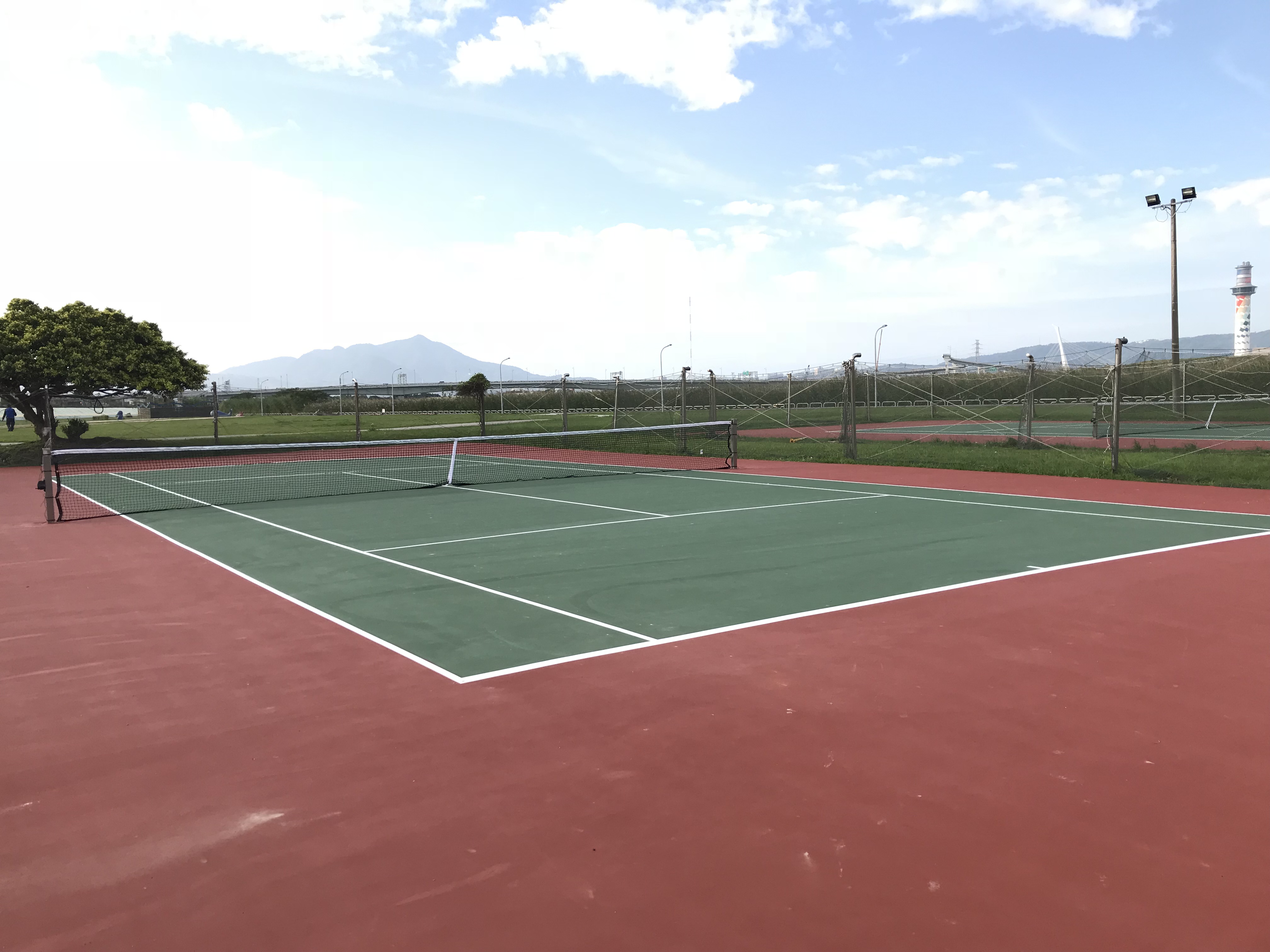 百齡河濱公園(社子岸)網球場A的球場照片